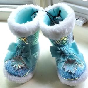 Disney Frozen Toddler Girl Slipper Boot